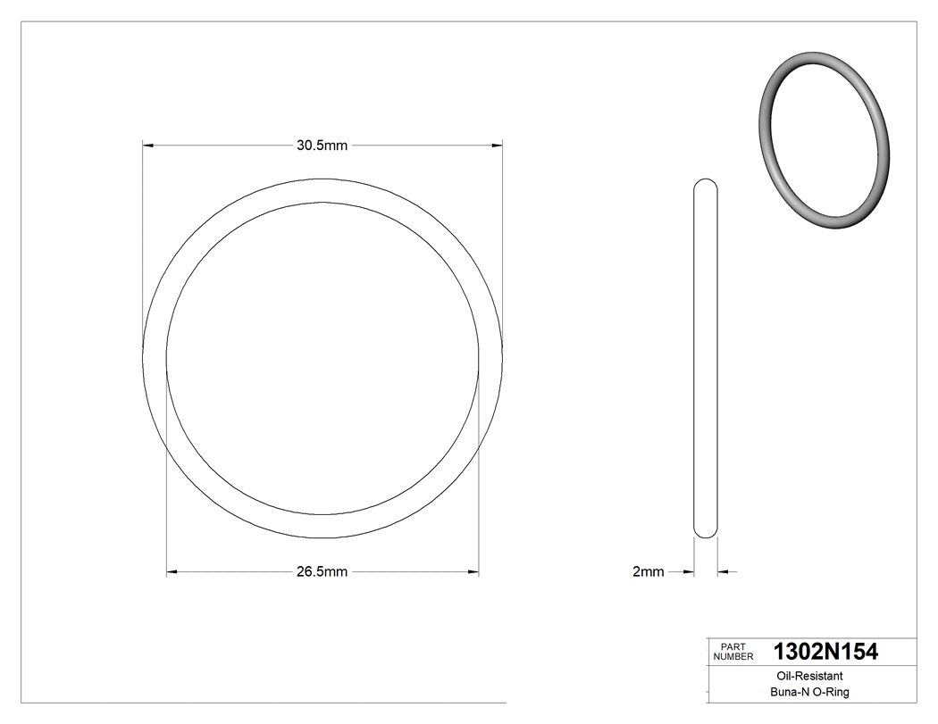 Technical drawing - 1302N154